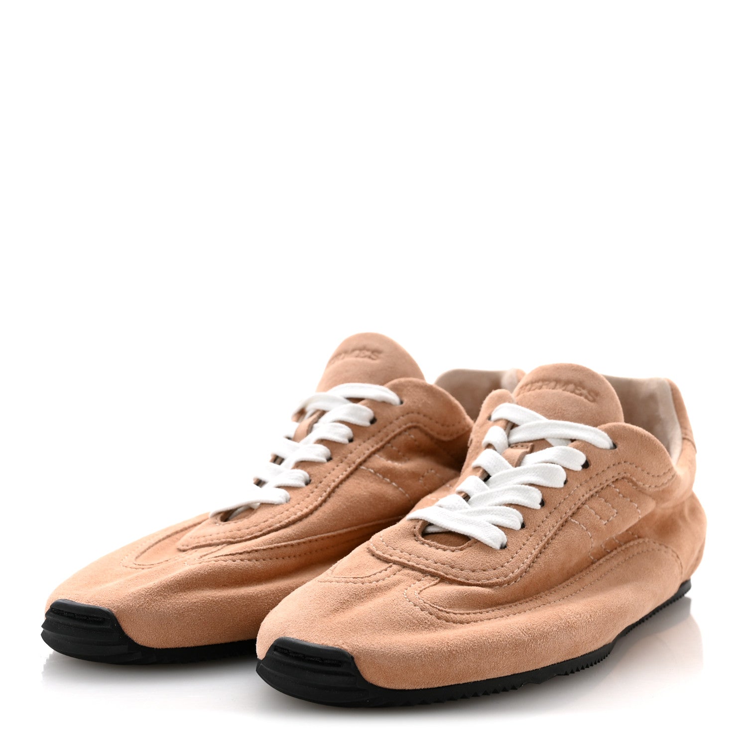 Hermes Suede Goatskin Master Sneakers 39 Beige Perlino 4 of 9
