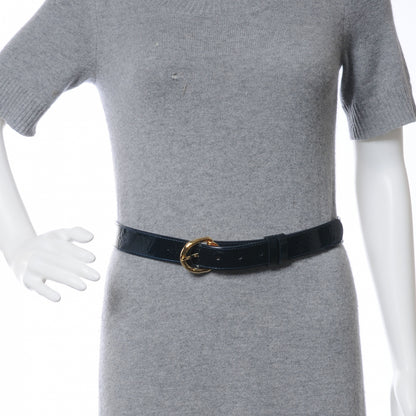 Louis Vuitton Vernis Belt 80 32 Blue Nuit 2 of 7