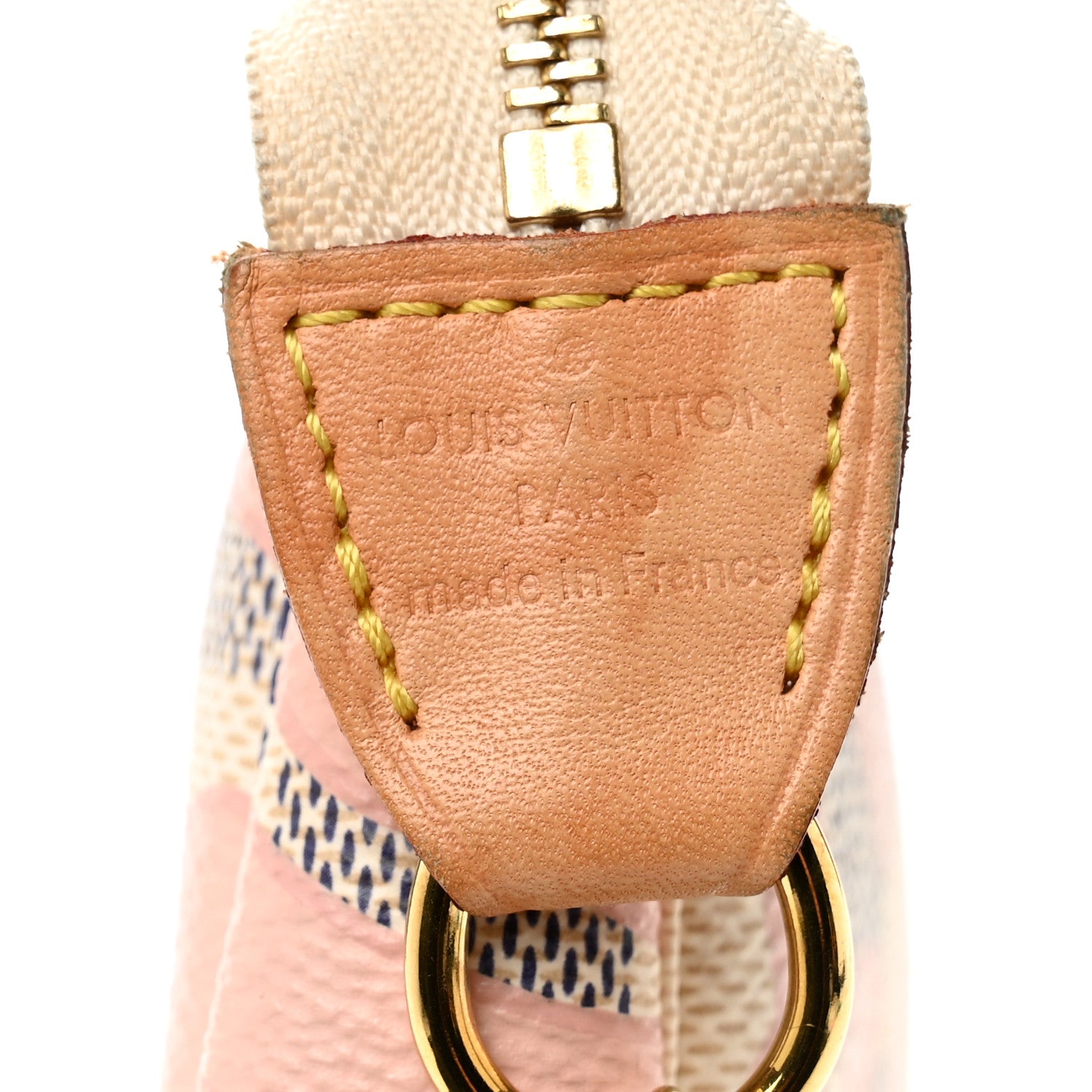 Louis Vuitton Damier Azur Tahitienne Mini Pochette Accessories 6 of 7