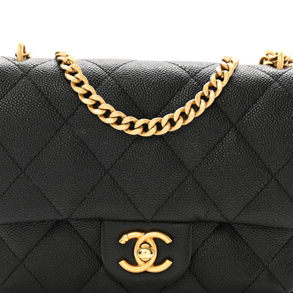Chanel Caviar Quilted Mini Sweetheart Flap Black 8 of 11