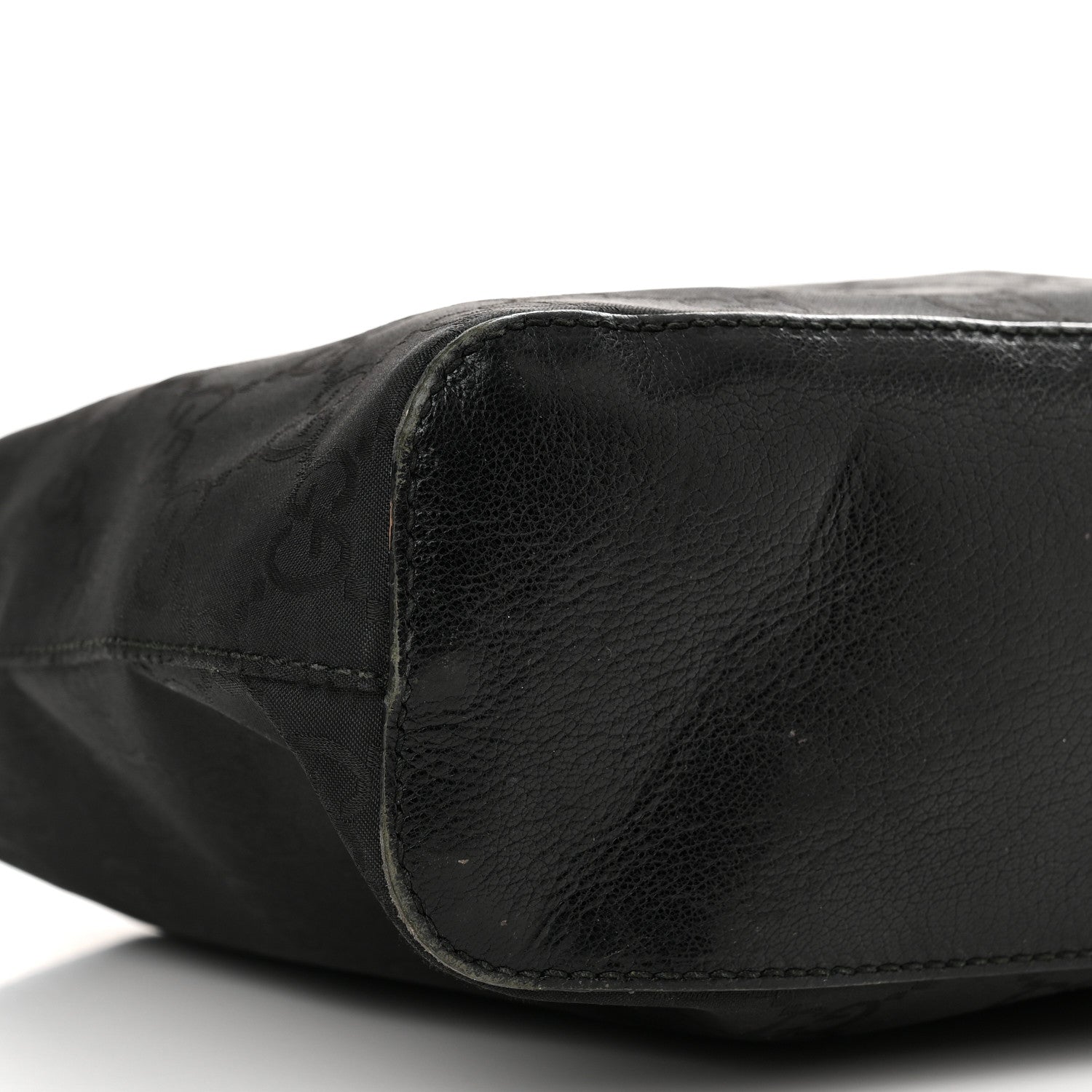 Gucci Nylon Monogram Small Hobo Black 7 of 16