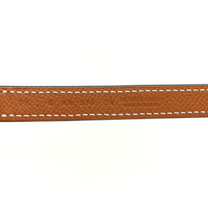Hermes Swift Epsom 13mm Lucky 15 Belt 75 30 Black Gold 3 of 4