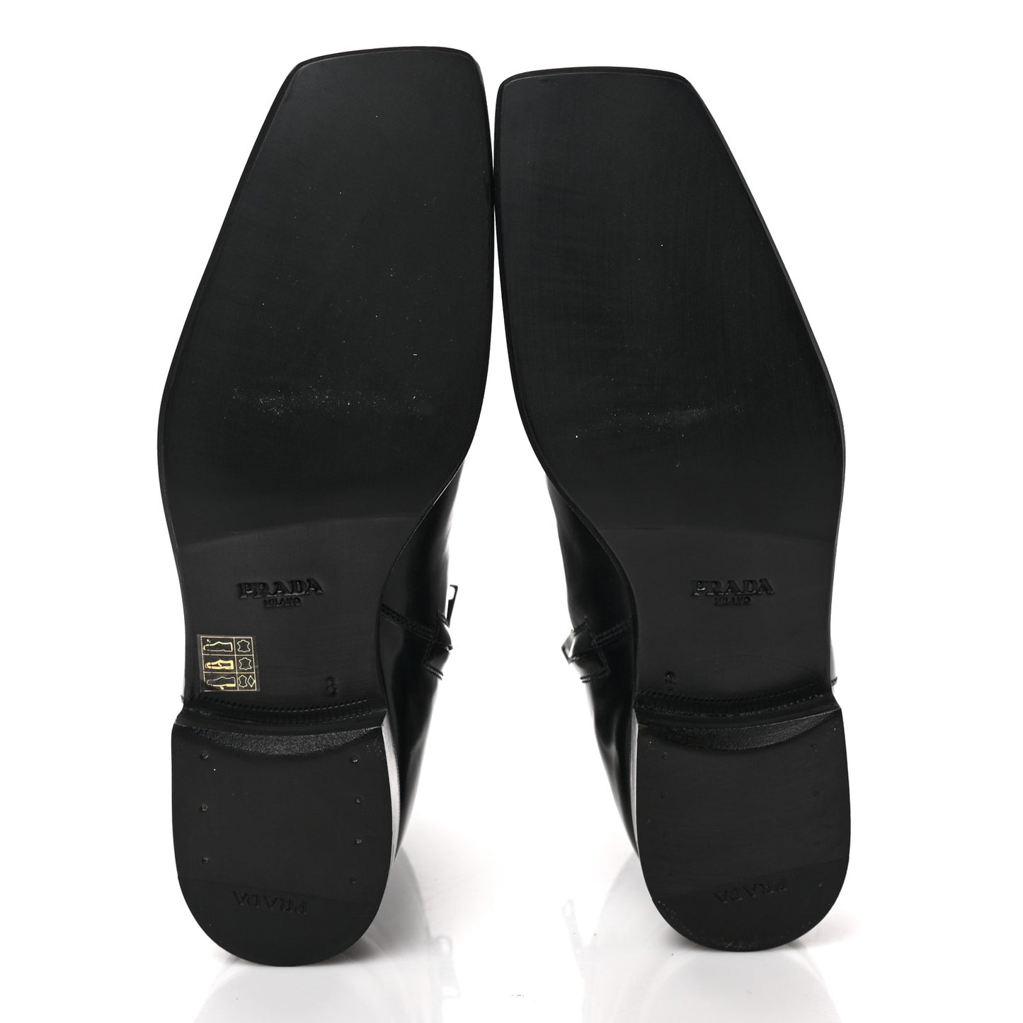 Spazzolato Sfumato Mens Square Toe Ankle Boots 8 Black Argento