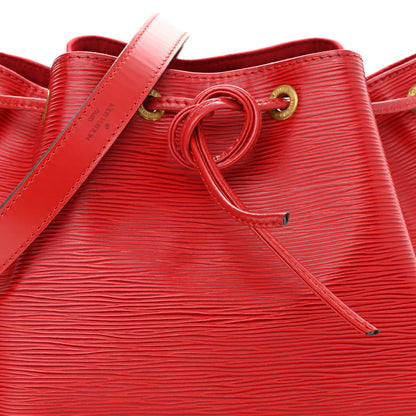 Louis Vuitton Epi Petit Noe Castillan Red 6 of 10