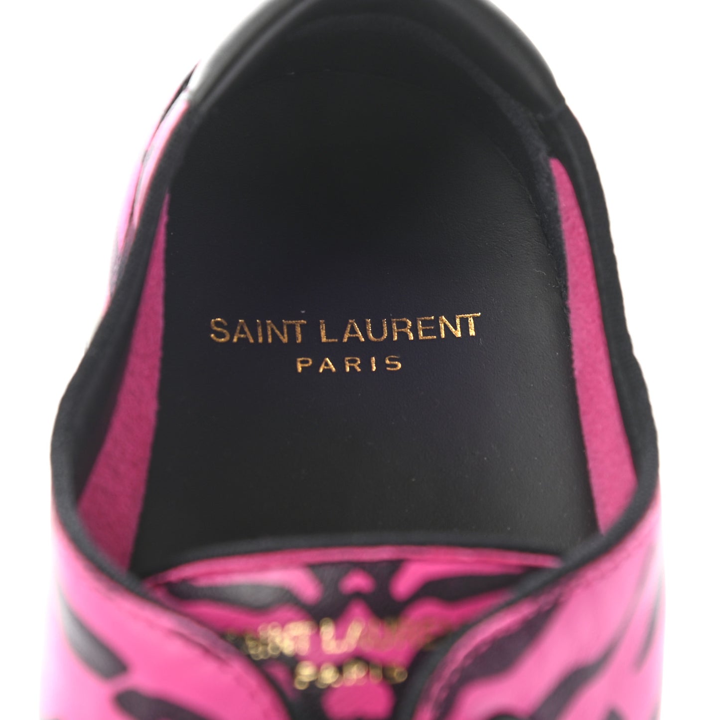 Nappa Zebra Venice Sneakers 39.5 Fuchsia Black