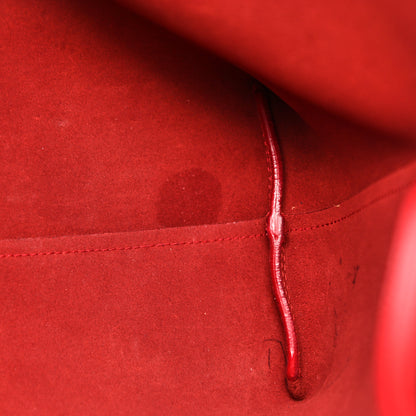 Saint Laurent Calfskin Large Shopping Tote Rouge Eros 10 of 16