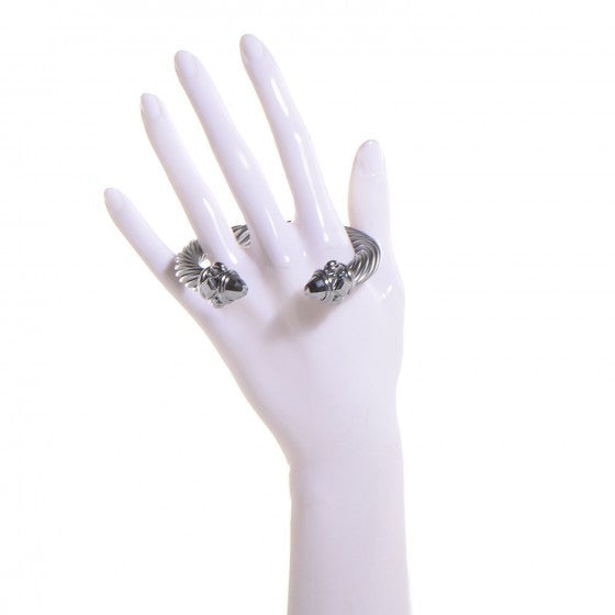 Aluminum 10mm Cable Bracelet Silver