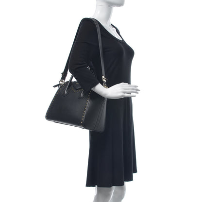 Givenchy Calfskin Small Studded Antigona Black 2 of 7
