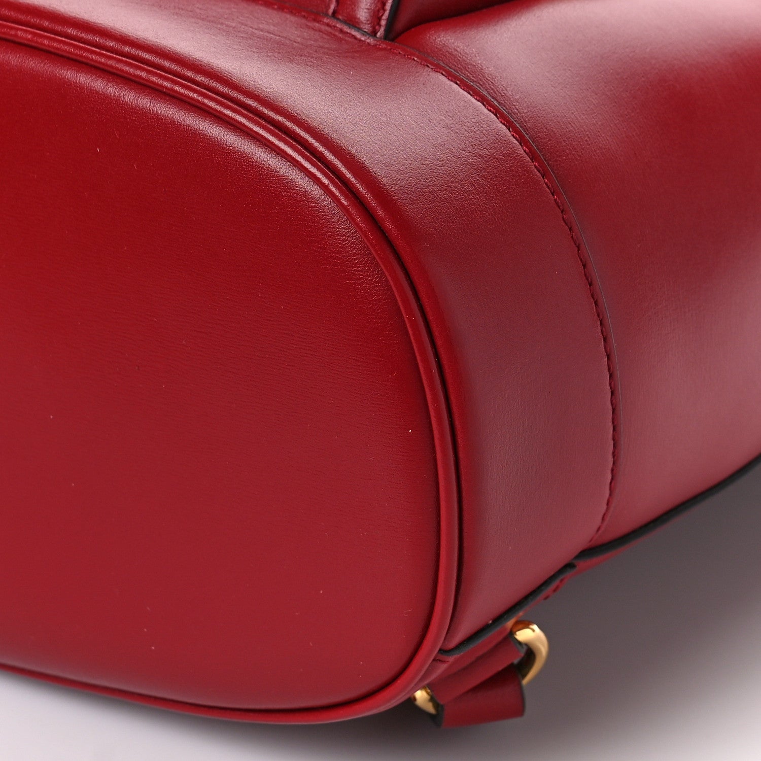 Gucci Boarded Plutone Calfskin Horsebit 1955 Single Buckle Backpack New Cherry Red 9 of 9