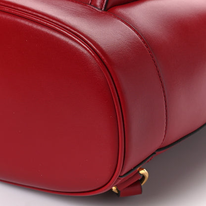 Gucci Boarded Plutone Calfskin Horsebit 1955 Single Buckle Backpack New Cherry Red 9 of 9