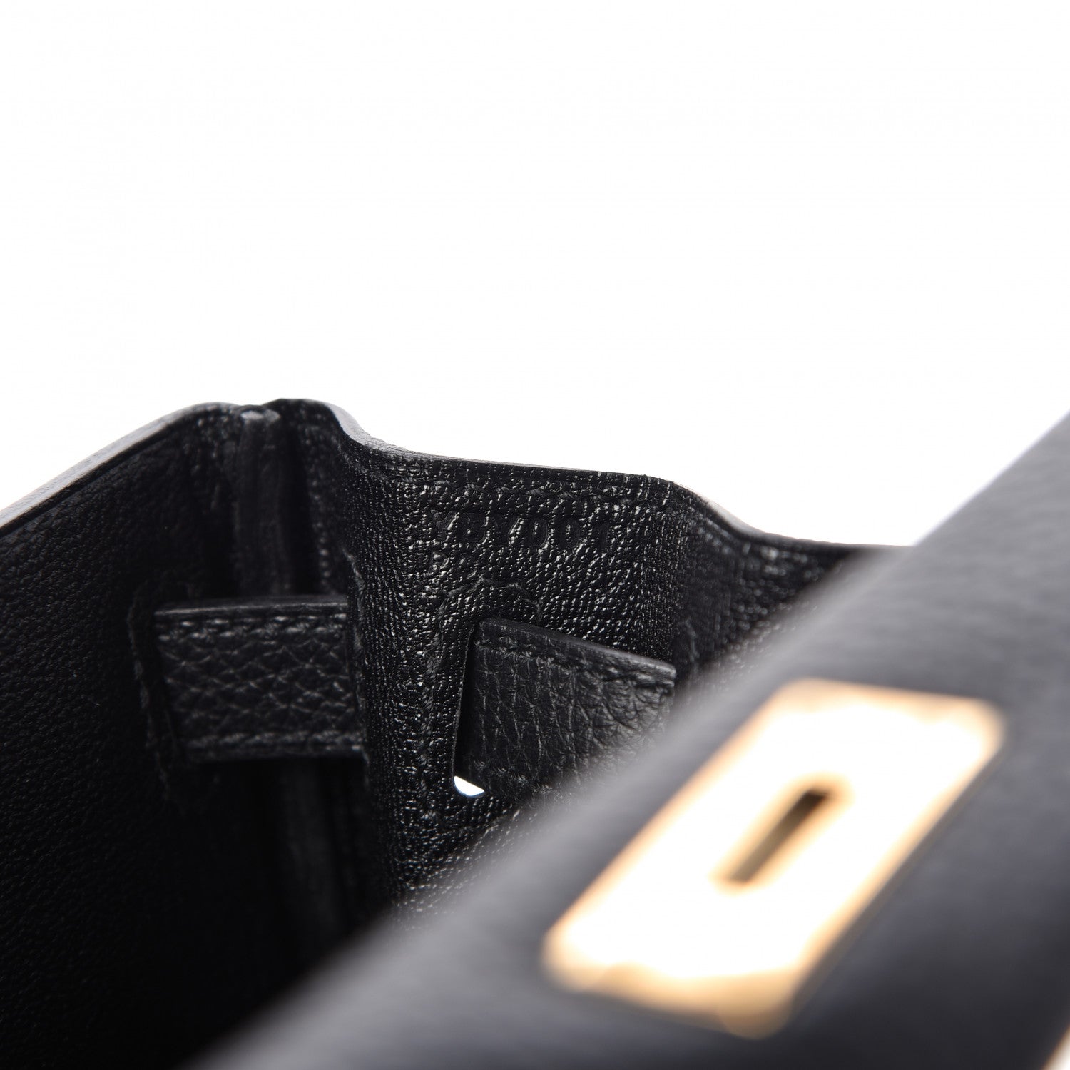 Hermes Taurillon Clemence Kelly Ado Backpack Black 8 of 9