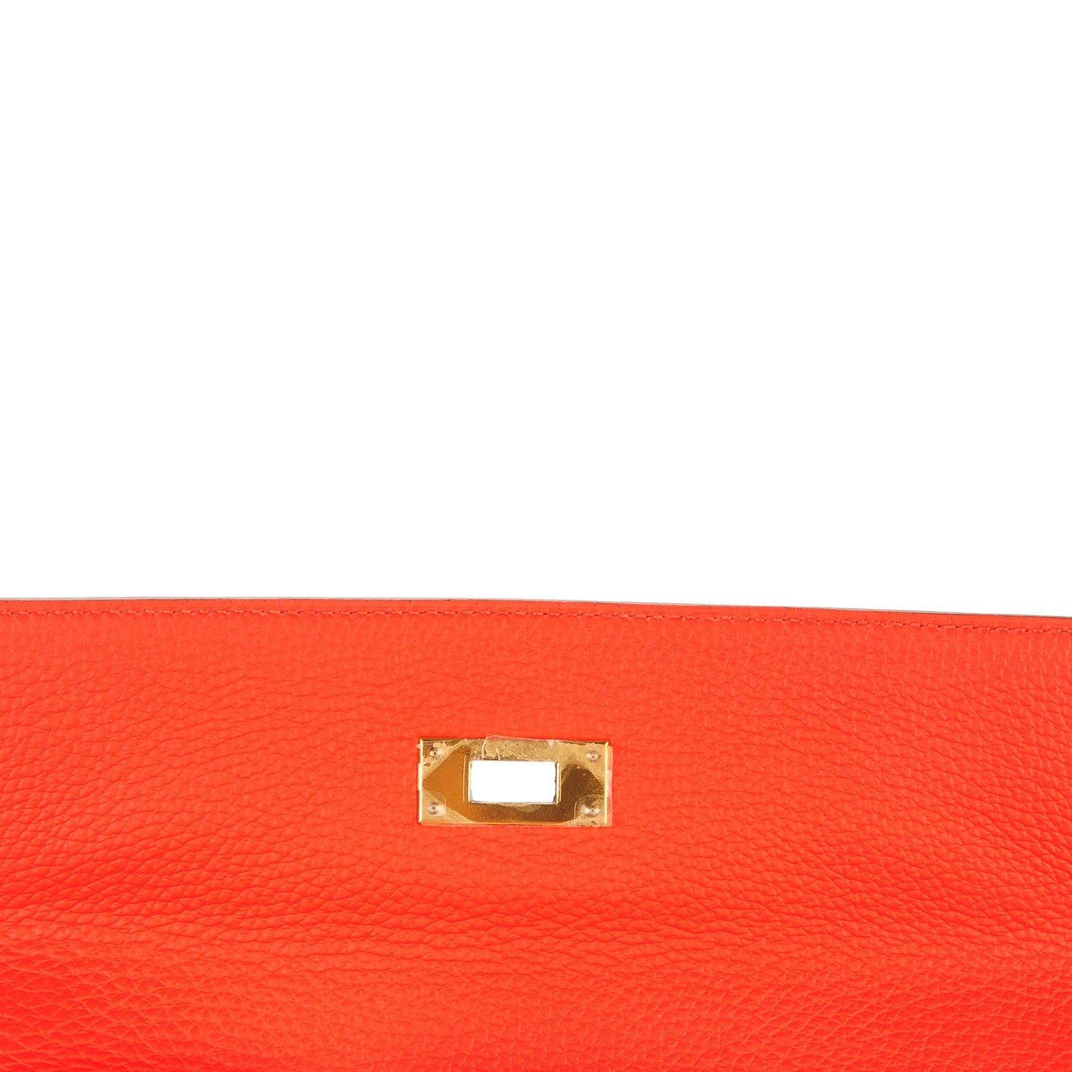 Hermes Togo Kelly Retourne 32 Capucine 18 of 28