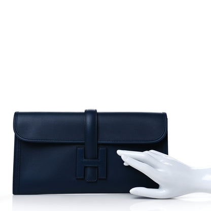 Hermes Swift Verso Jige Elan 29 Clutch Bleu Navy Bleu Frida 2 of 11