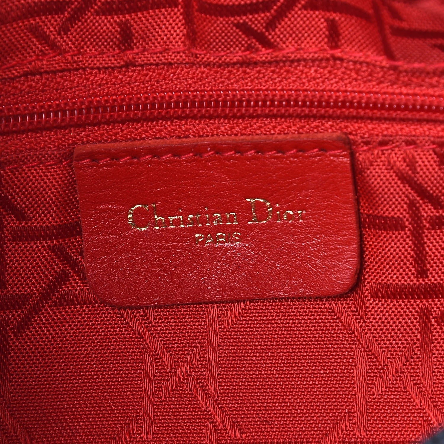 Christian Dior Nylon Cannage Medium Lady Dior Black 6 of 12