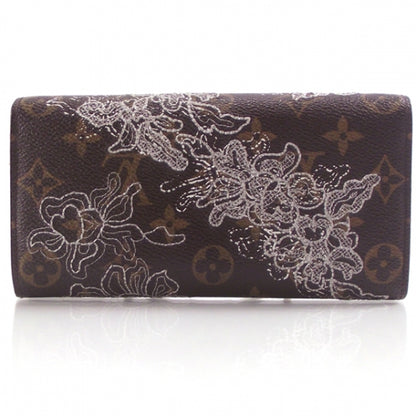 Louis Vuitton Monogram Dentelle Sarah Wallet Silver 2 of 7