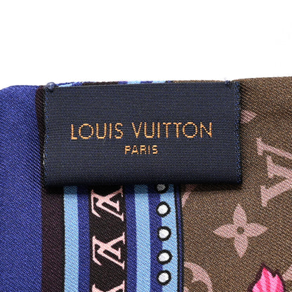 Louis Vuitton Silk Louis A Paris Bandeau Fuchsia 3 of 5