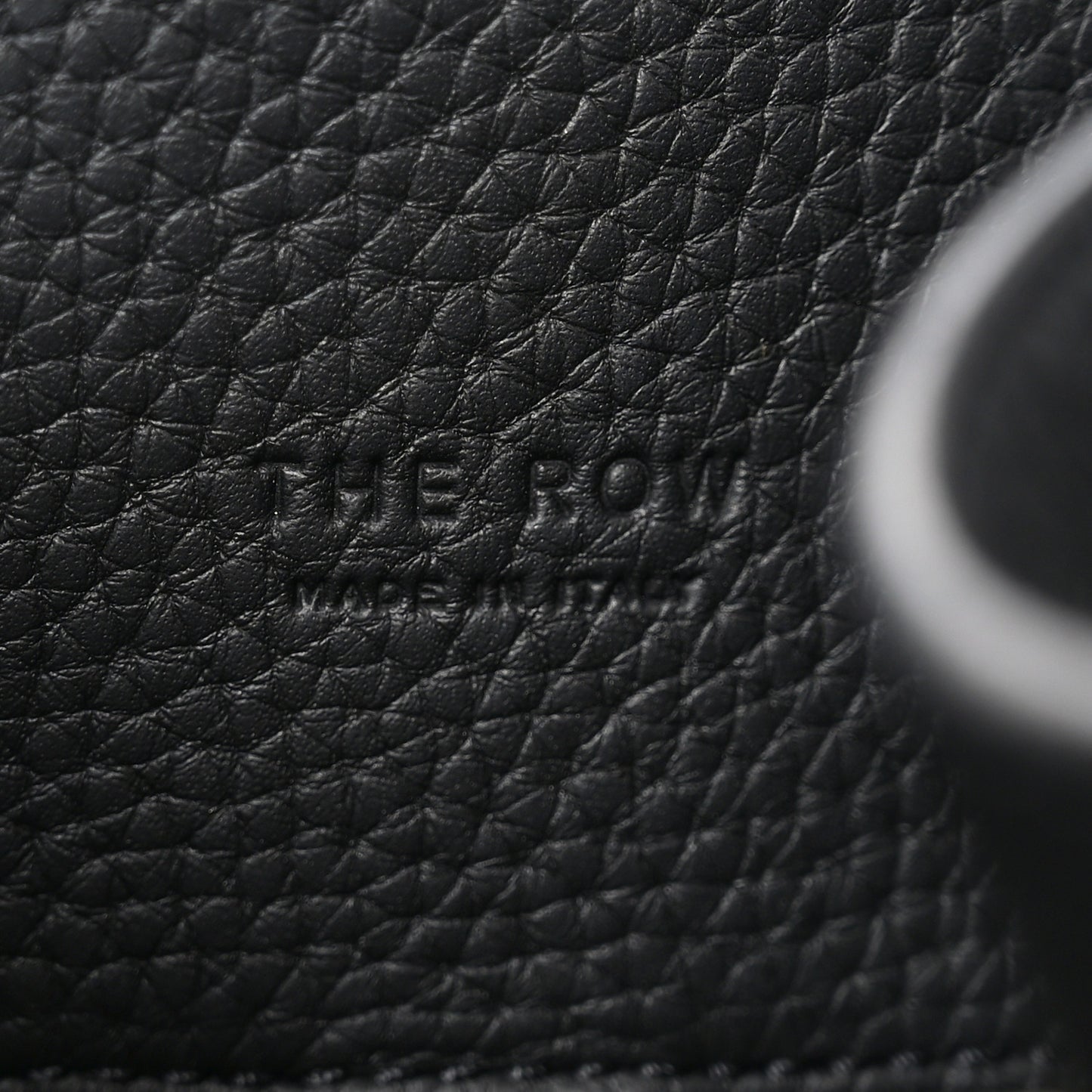Matte Grained Calfskin Soft Margaux 15 Black
