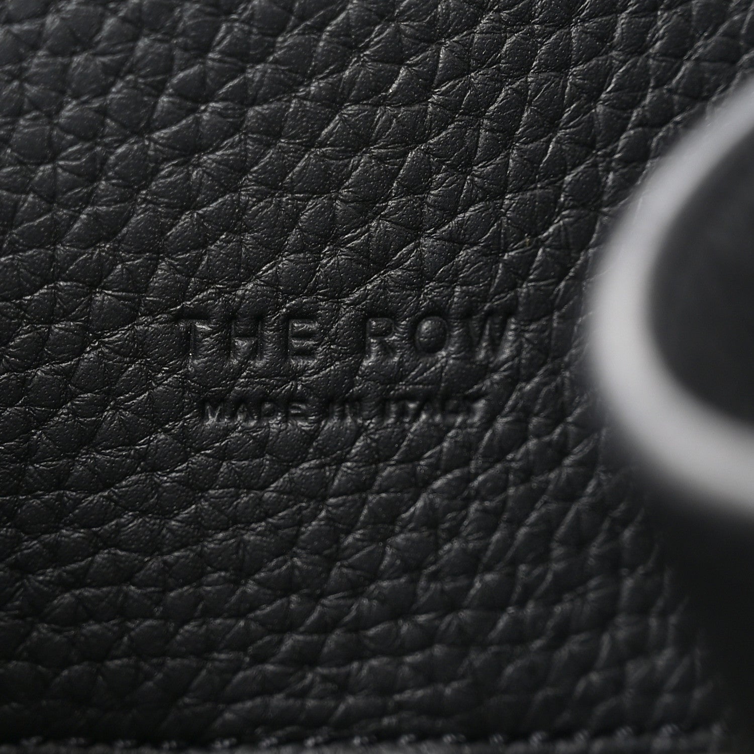 The Row Matte Grained Calfskin Soft Margaux 15 Black 6 of 9