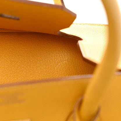 Hermes Epsom Birkin 35 Jaune 14 of 32
