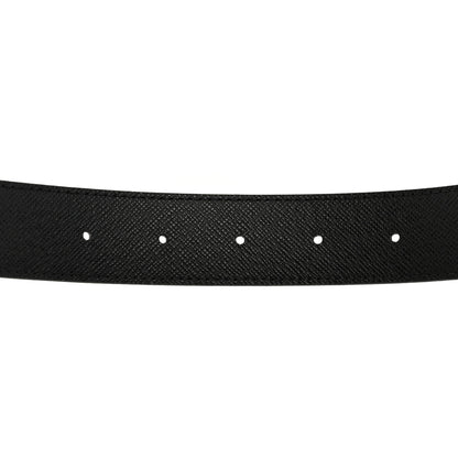 Louis Vuitton Calfskin Monogram 30mm LV Initiales Reversible Belt 85 34 Black 5 of 7