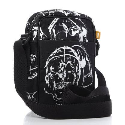 Alexander McQueen Nylon Mini Skull Messenger Bag Black 3 of 9