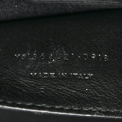 Saint Laurent Grain De Poudre Medium Classic Monogram Kate Satchel Black 7 of 14
