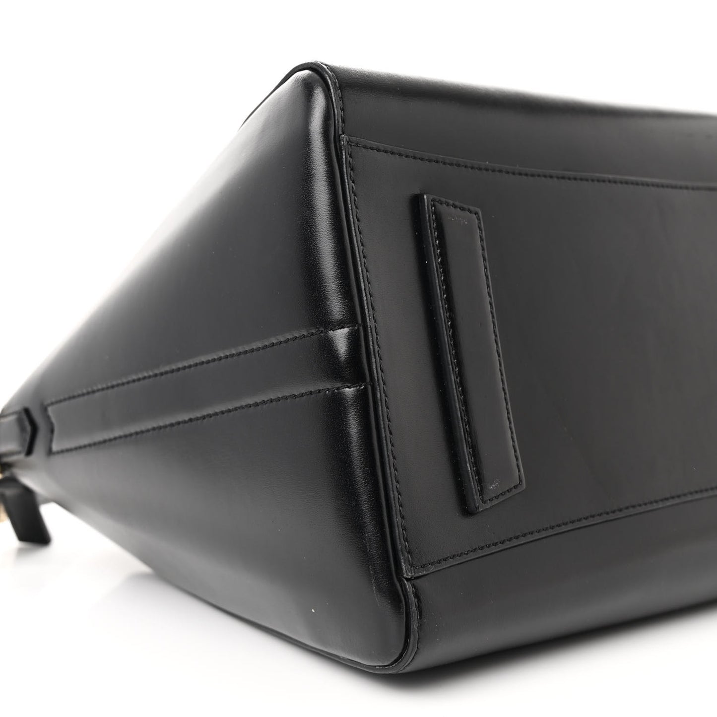 Shiny Lord Calfskin Medium Antigona Black