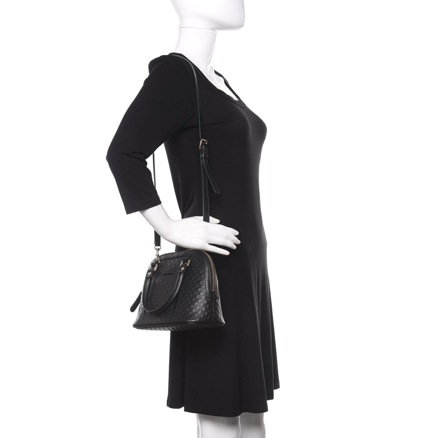 Gucci Microguccissima Mini Dome Bag Black 2 of 9