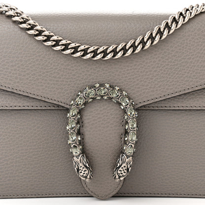 Gucci Pebbled Calfskin Small Dionysus Shoulder Bag Dusty Grey 8 of 14
