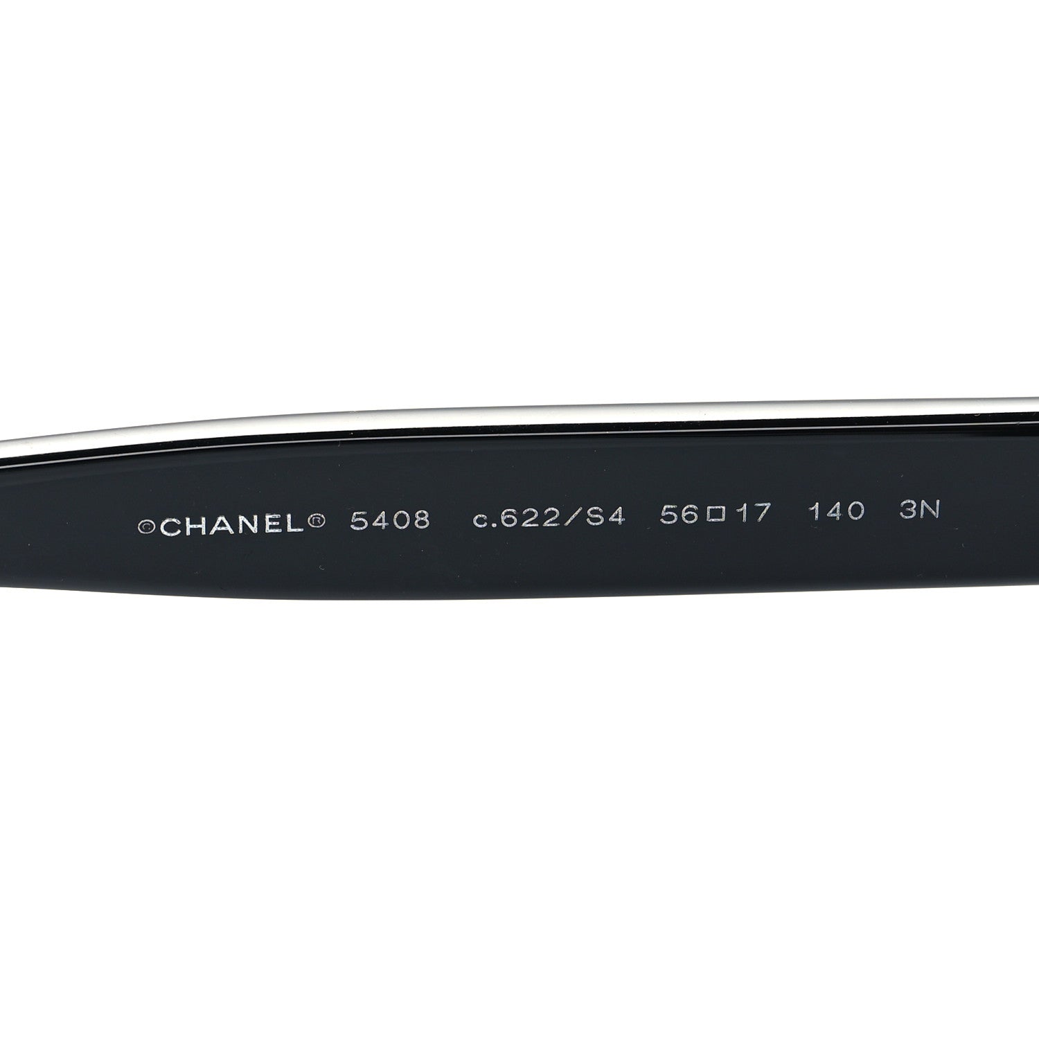 Chanel Acetate Square Sunglasses 5408 Black 5 of 9