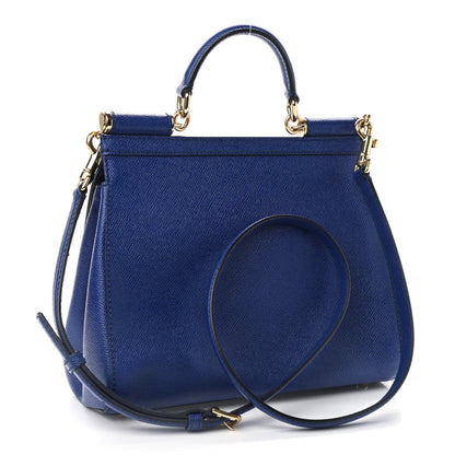 Dolce & Gabbana Dauphine Medium Miss Sicily Satchel Blue 2 of 9