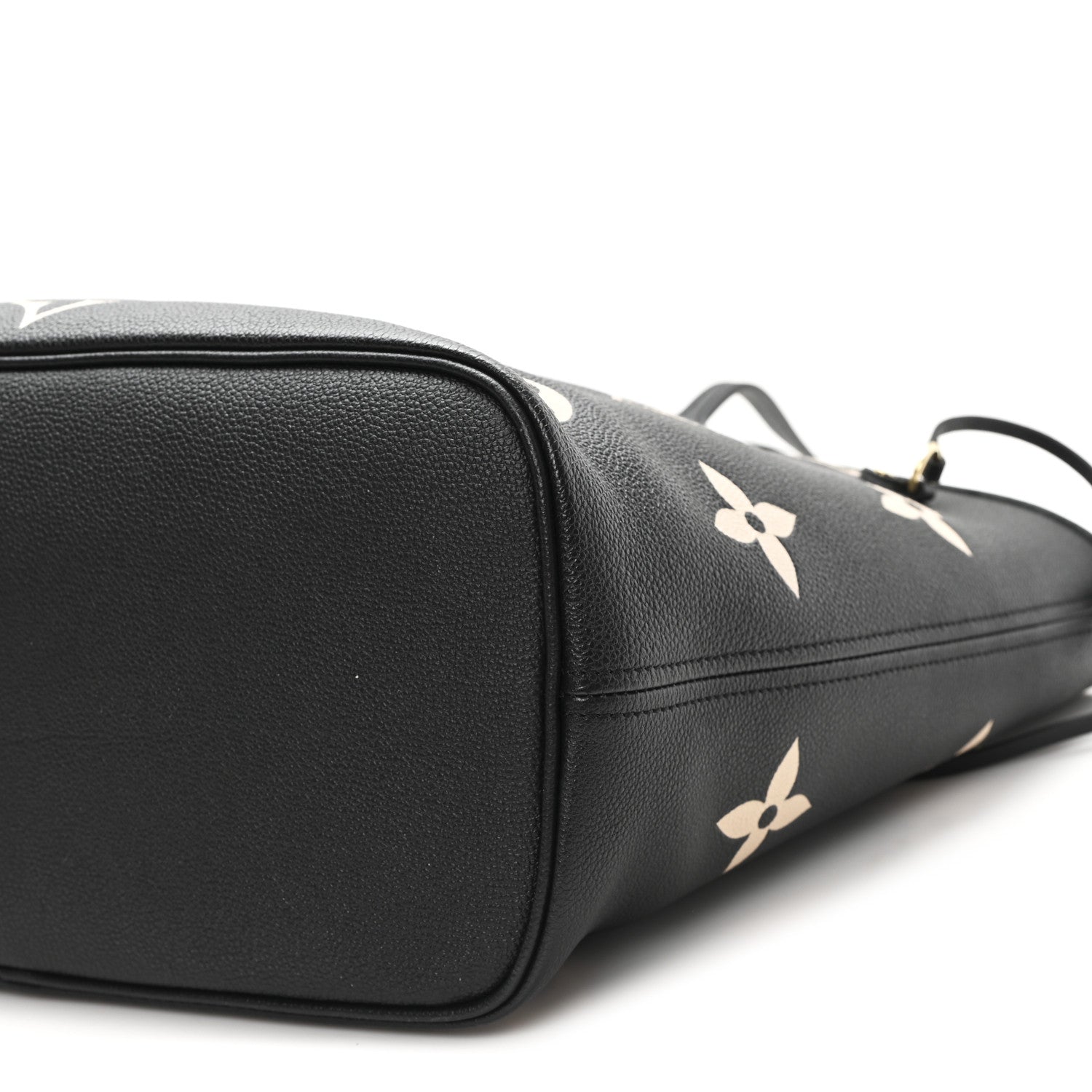 Louis Vuitton Empreinte Monogram Giant Neverfull MM Black Beige 10 of 10