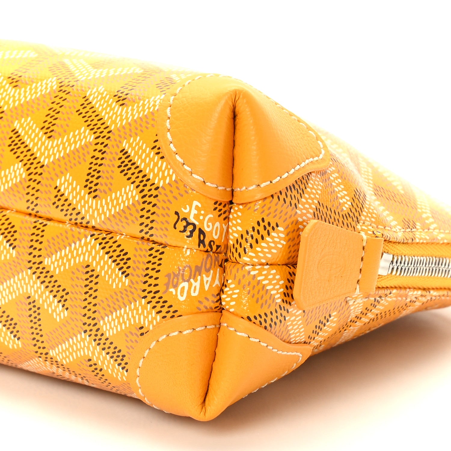 Goyard Goyardine Vendome Toiletry Pouch Yellow 8 of 8