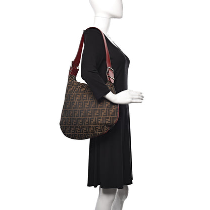 Fendi Zucca Shoulder Bag Red 2 of 15