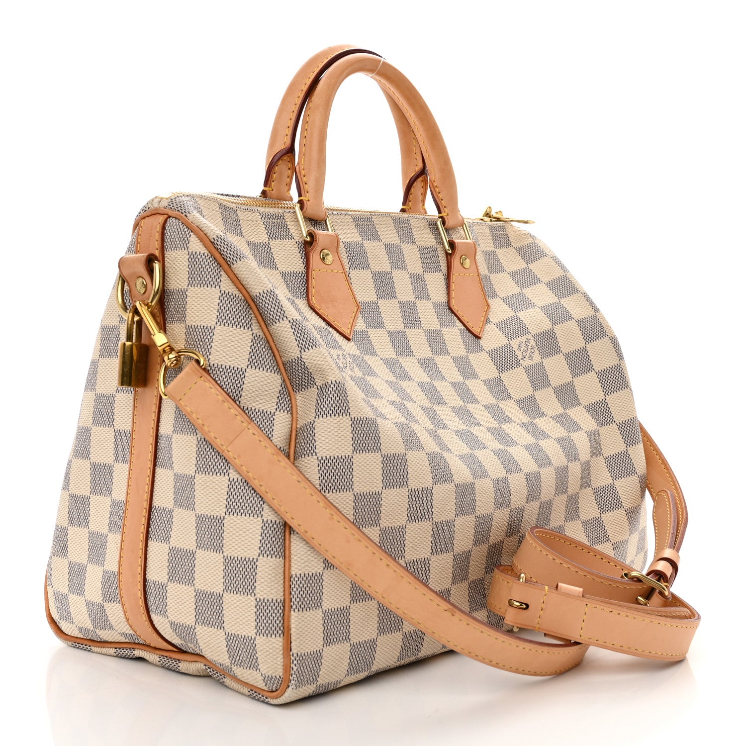 Louis Vuitton Damier Azur Speedy Bandouliere 30 3 of 10