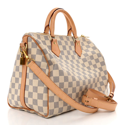 Louis Vuitton Damier Azur Speedy Bandouliere 30 3 of 10