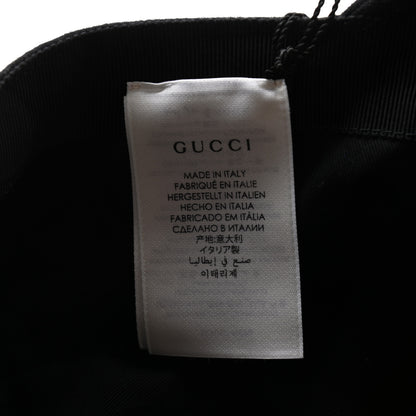 Gucci Wool Interlocking GG Stripe Baseball Hat Black 9 of 9