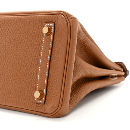 Hermes Togo Birkin 25 Gold 10 of 11