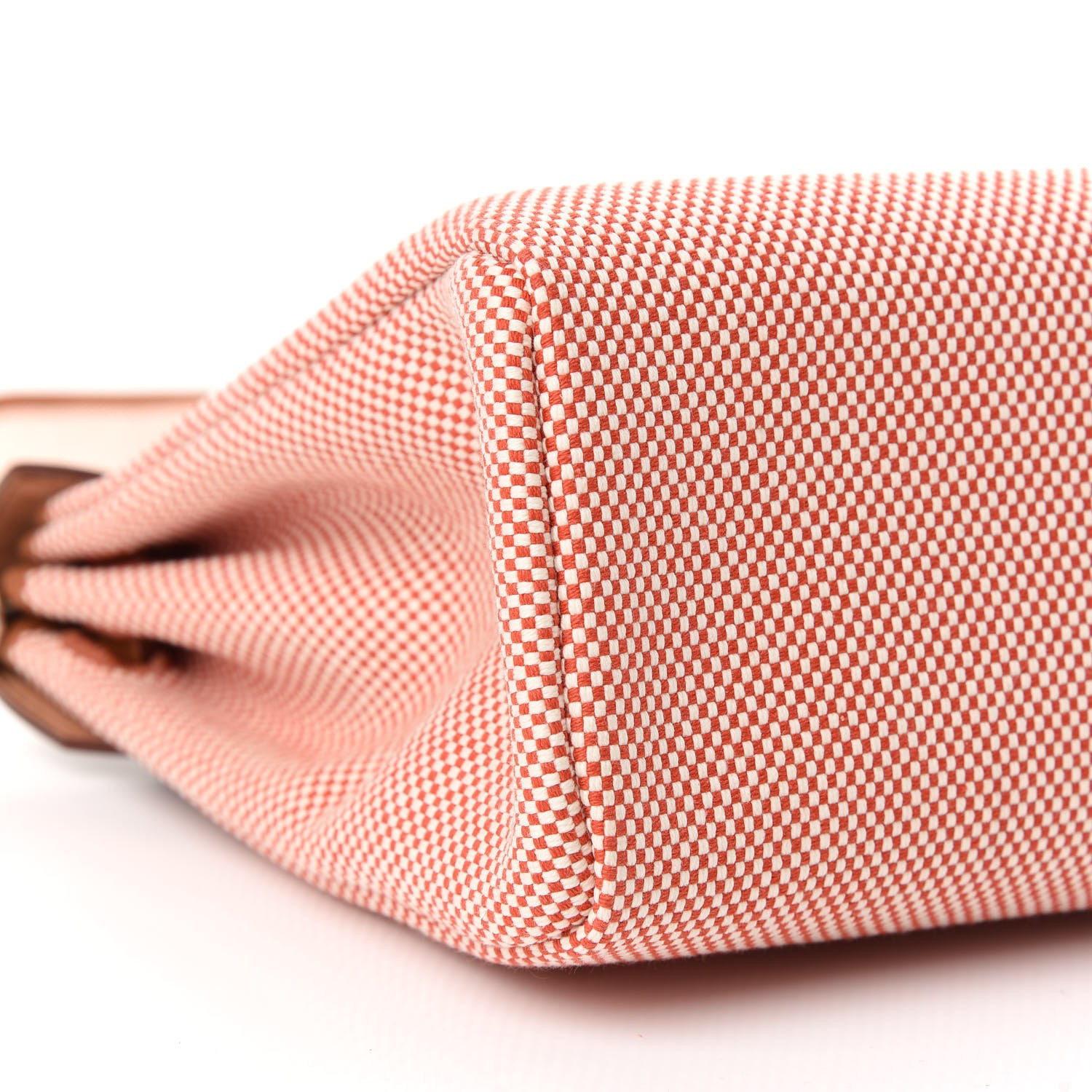Hermes Criss Viking Vache Hunter Herbag Zip Retourne 31 PM Ecru Sanguine Fauve 9 of 11