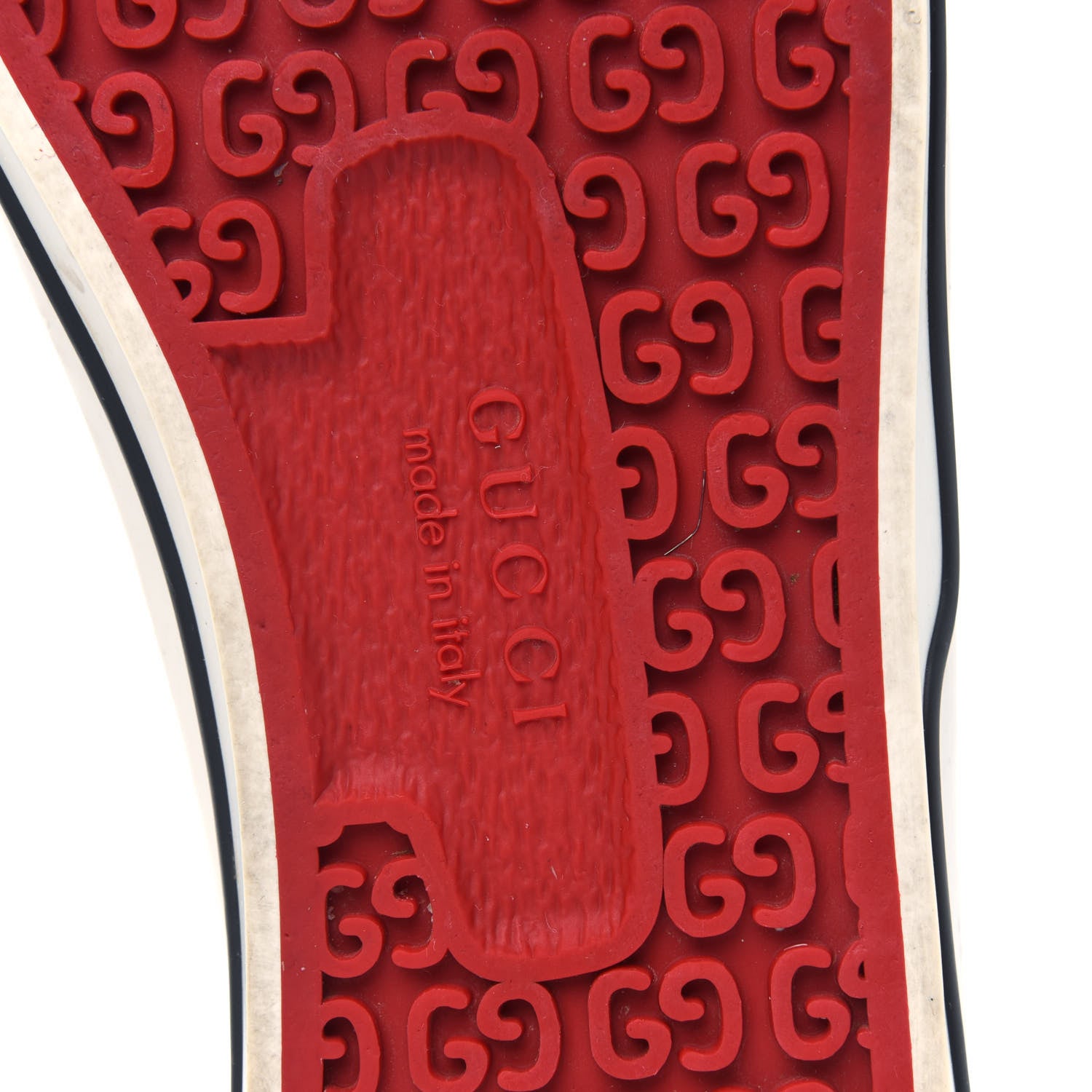 Gucci GG Monogram Web Womens 1977 Tennis Sneakers 38 Beige Ebony Mystic White 6 of 19