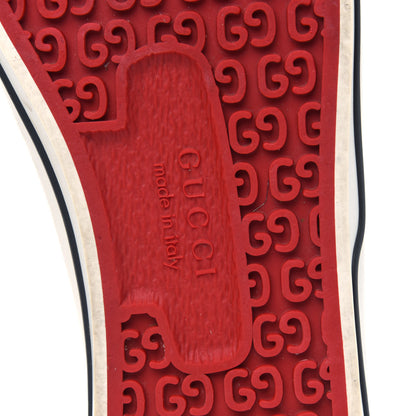 Gucci GG Monogram Web Womens 1977 Tennis Sneakers 38 Beige Ebony Mystic White 6 of 19