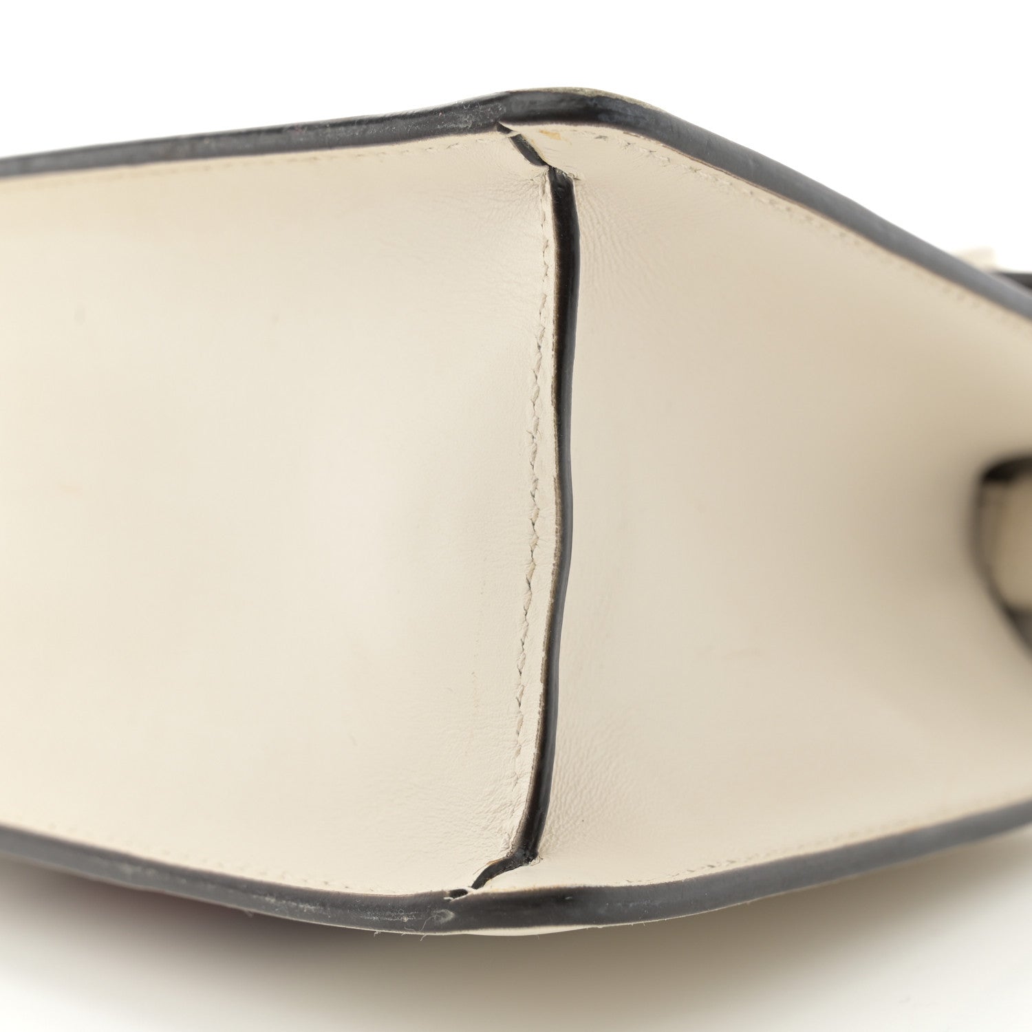 Gucci Calfskin Mini Sylvie Top Handle Bag White 10 of 15