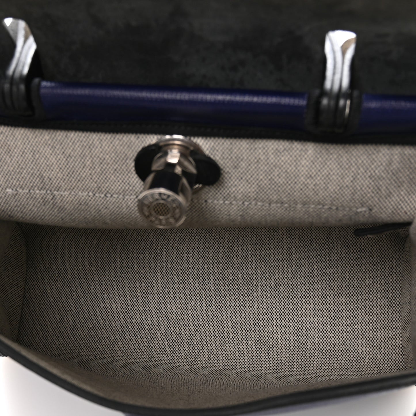 Toile H Berline Vache Hunter Herbag Zip PM 31 Bleu Saphir Black