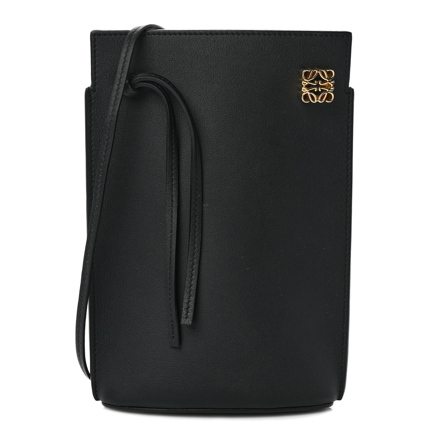 Smooth Calfskin Dice Pocket Black
