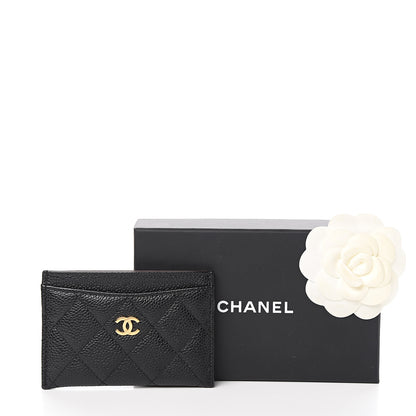 Chanel Caviar Quilted Card Holder Black 8 of 8