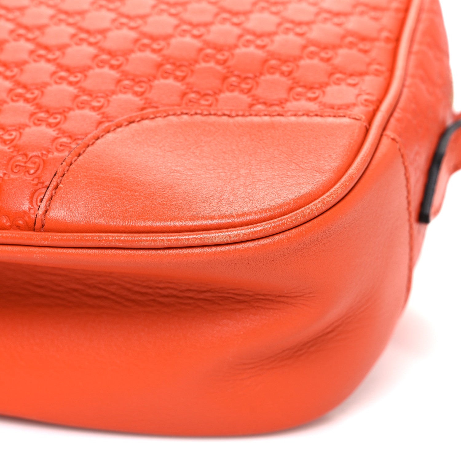 Gucci Soft Microguccissima Mini Bree Messenger Bag Sun Orange 11 of 11