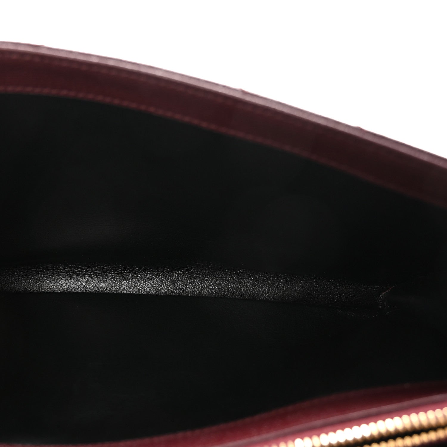 Saint Laurent Grain De Poudre Matelasse Chevron Monogram Chain Wallet Rouge Legion 5 of 10