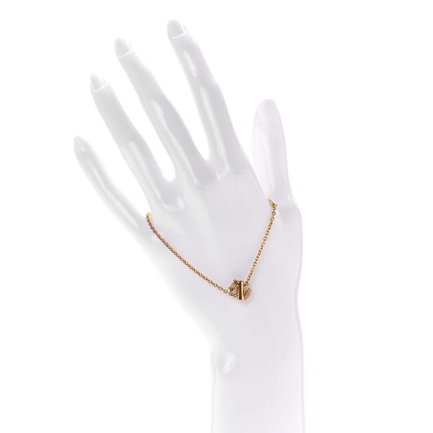 Louis Vuitton LV And Me Letter S Bracelet Gold 2 of 5