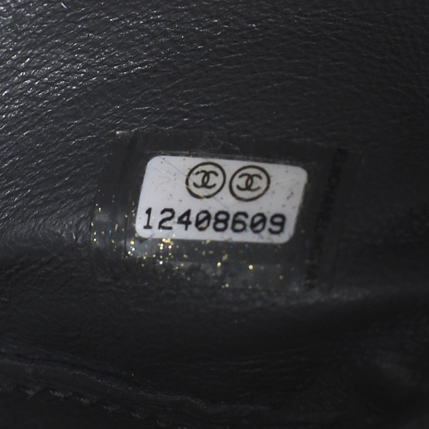 Aged Calfskin Quilted Large Reissue Camera Case Grey