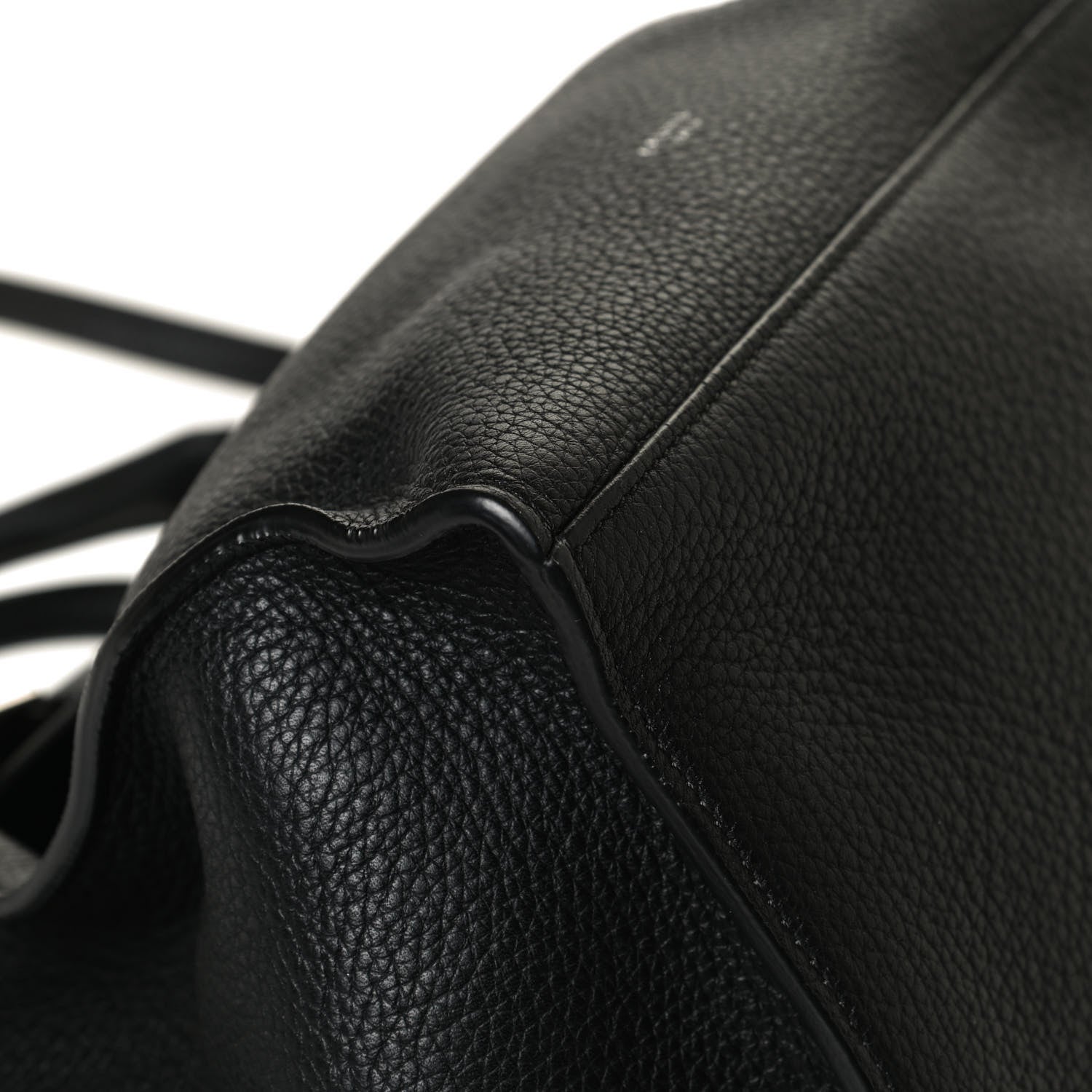 Celine Supple Grained Calfskin Small Long Strap Big Bag Black 11 of 13